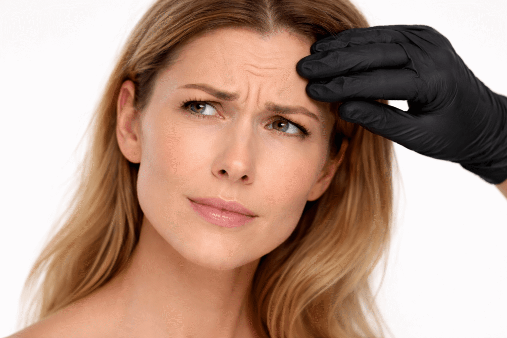 Neuromoduladores 1 Tratamiento de arrugas de expresión con neuromoduladores para suavizar líneas de frente, entrecejo y patas de gallo. La aplicación médica permite relajar la musculatura responsable de las arrugas sin perder naturalidad en la expresión facial. Servicio de medicina estética facial en la zona norte de Madrid orientado a resultados equilibrados y seguros.