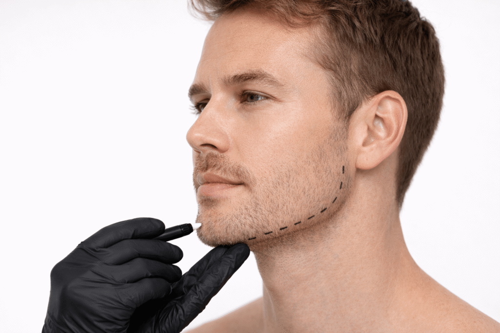 Definición mandibular 1 La definición mandibular con ácido hialurónico permite redefinir el contorno facial y recuperar firmeza en la línea de la mandíbula. Tratamiento indicado para hombres y mujeres que buscan una estructura facial más marcada sin cirugía. Servicio de medicina estética avanzada en la zona norte de Madrid.