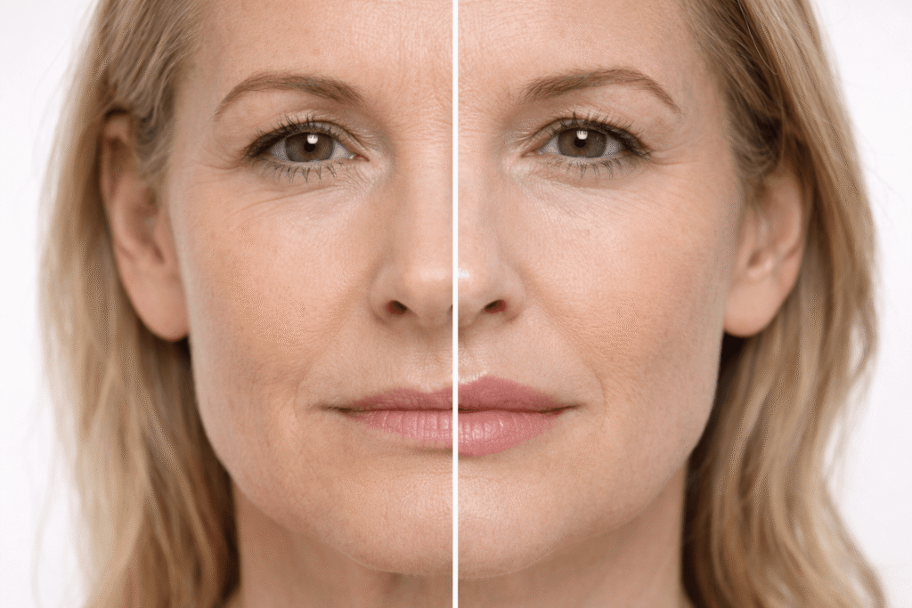 Tratamiento de labios con ácido hialurónico para mejorar hidratación, perfilado y volumen de forma natural. Indicado para labios finos o envejecidos, respetando siempre la forma original. Aumento de labios con medicina estética facial en la zona norte de Madrid.